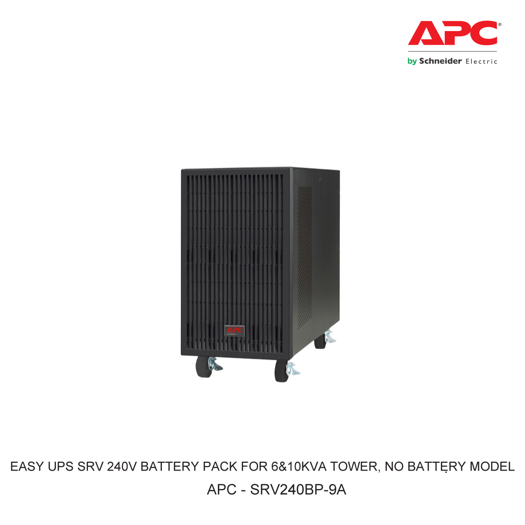 APC EASY UPS SRV 240V BATTERY PACK FOR 6&10KVA TOWER NO BATTERY MODEL