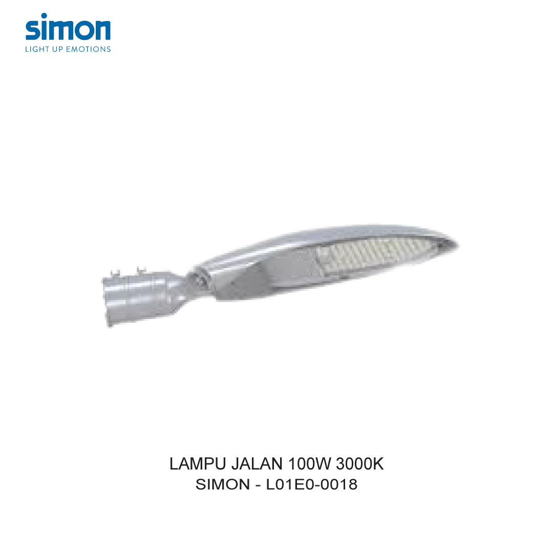 SIMON LED STREETLIGHT 100W 3000K