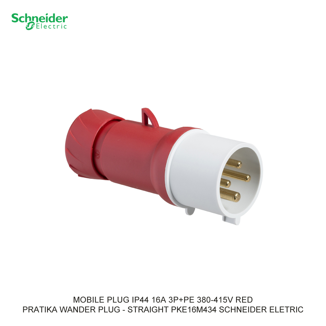 MOBILE PLUG IP44 16A 3P+PE 380-415V MERAH