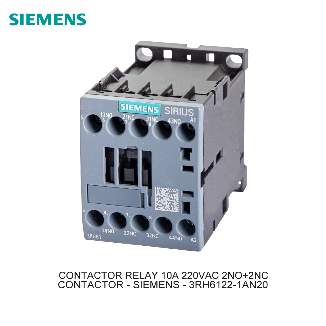 CONTACTOR RELAY 10A 220VAC 2NO+2NC