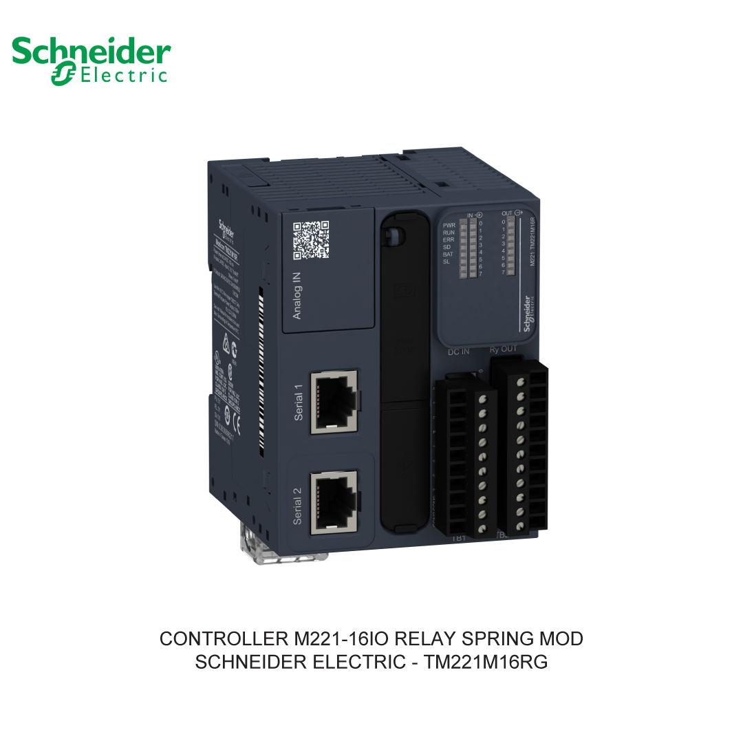 CONTROLLER M221-16IO RELAY SPRING MOD